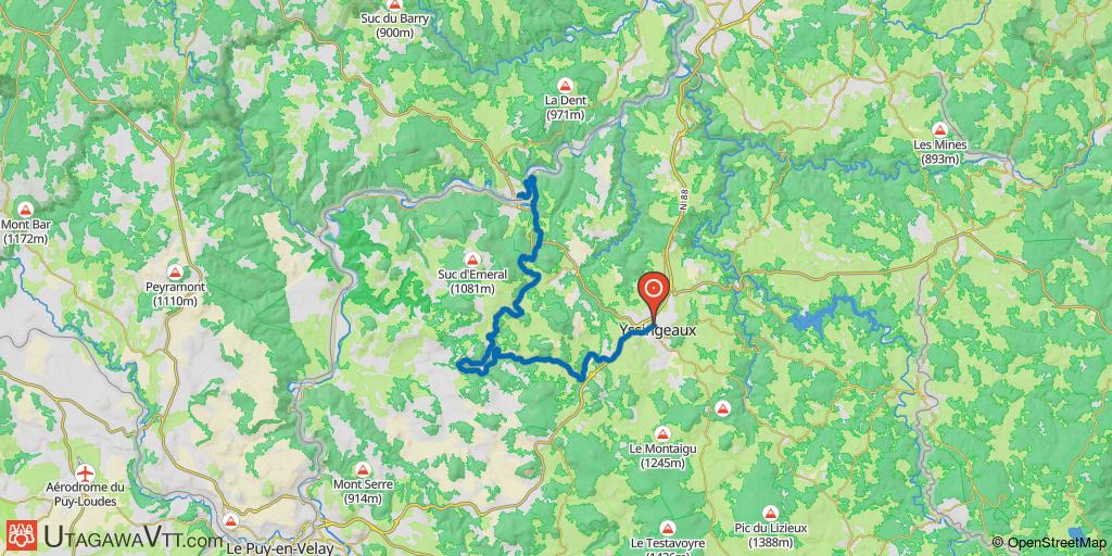 D'Yssingeaux à Retournac par La Galoche