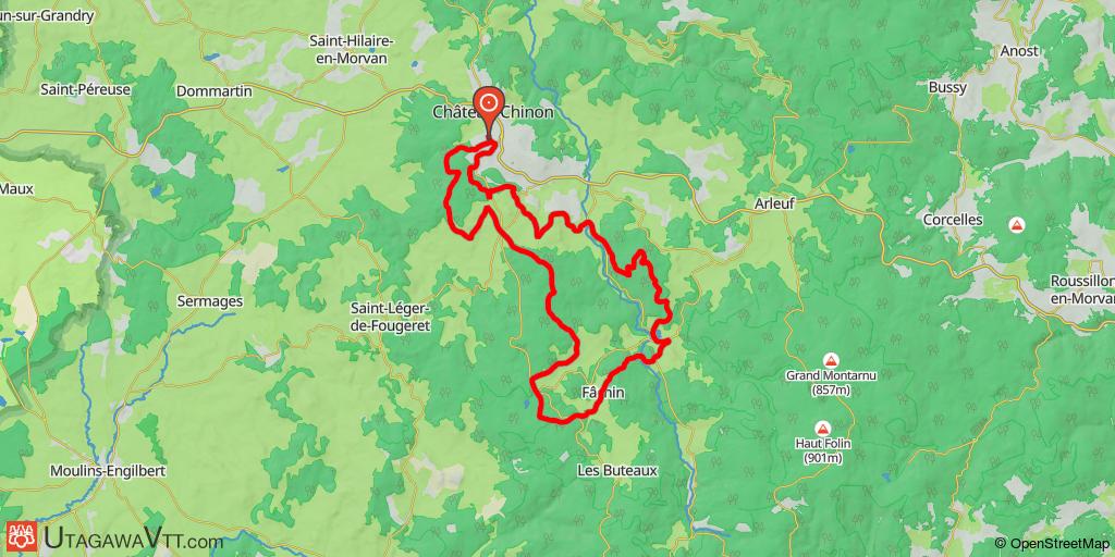 Grimpées de Château-Chinon - 30 km