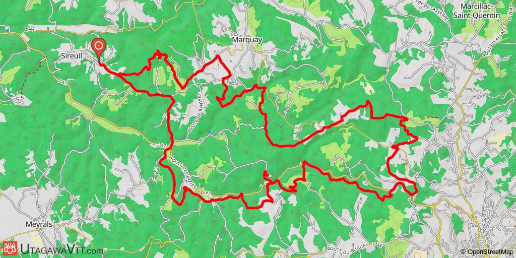 Sireuil : Circuit des 3 châteaux
