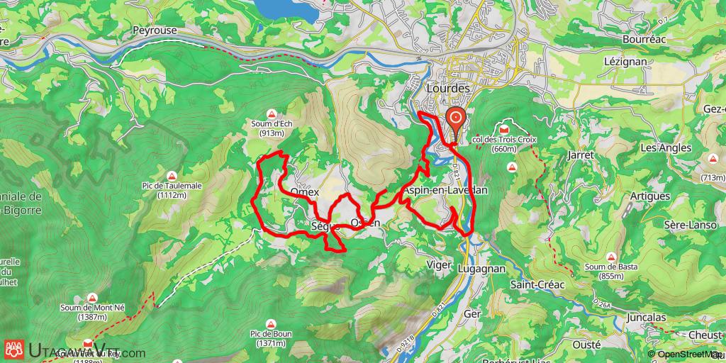 Petite boucle au sud-ouest de Lourdes
