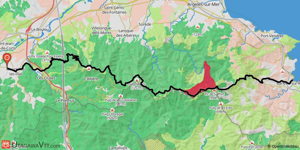 Raid Montségur - Banyuls Etape 5/5 : Maureillas - Banyuls