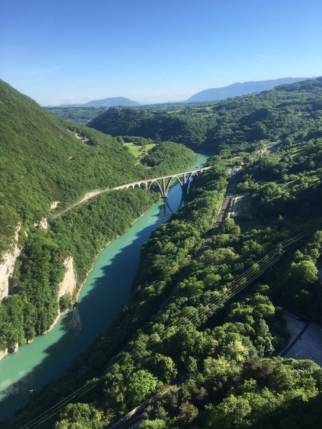 Rhône, Léaz et Fort L'Ecluse