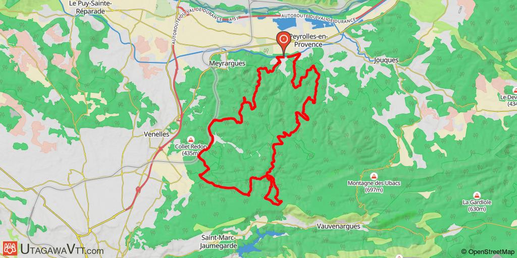 14 superbes singles dans les vallons nord de la Sainte-Victoire