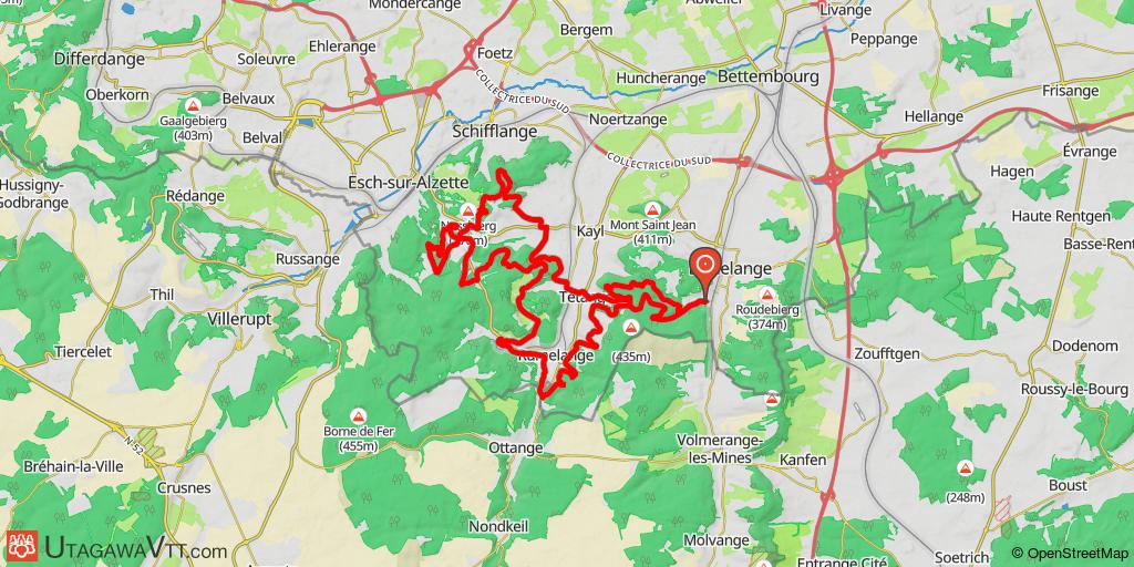Entre Dudelange et Esch