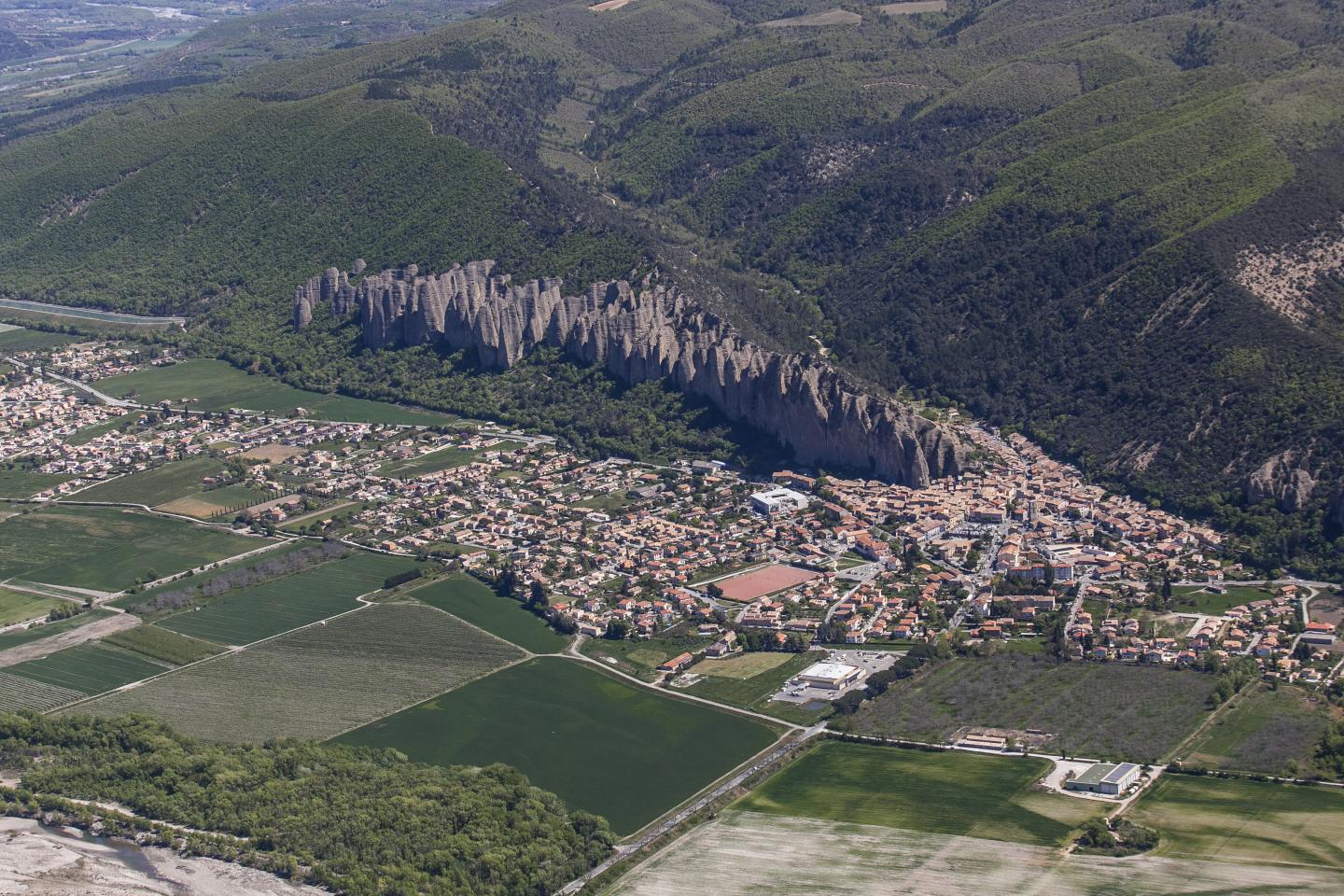 Domaine VTT Provence-Alpes, secteur Val de Durance - Circuit N°27 : Le tour du lac - Les Mées