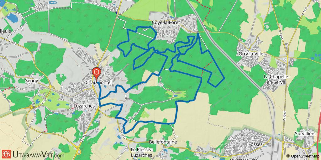 Chaumontelloise 2018 - 34 km