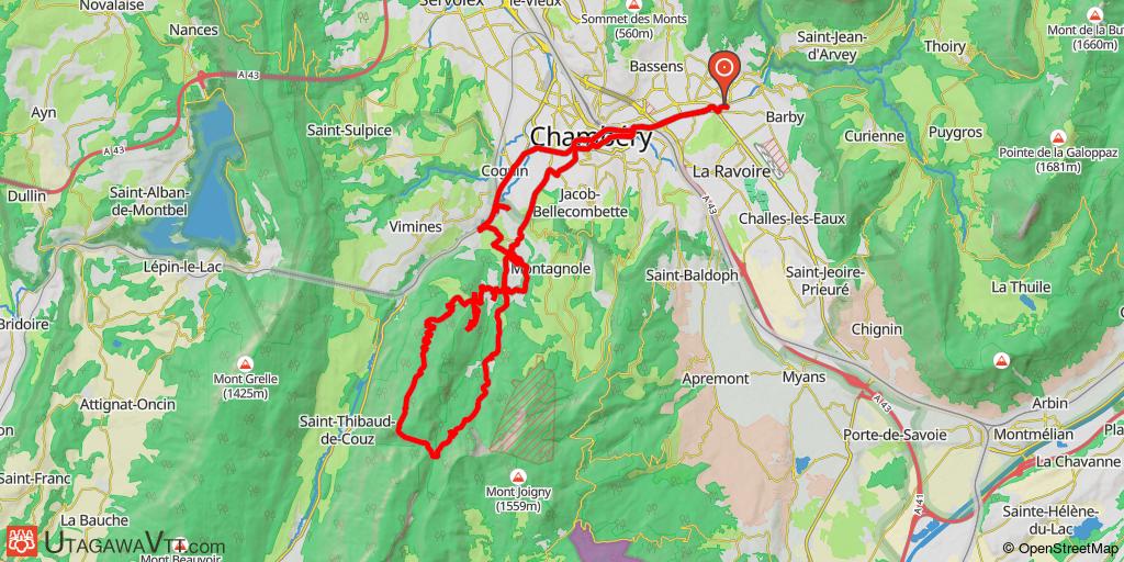 Chambéry - Randonnée autour du Corbeley