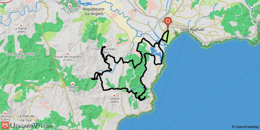 Roc d'Azur 2018 - 52 km