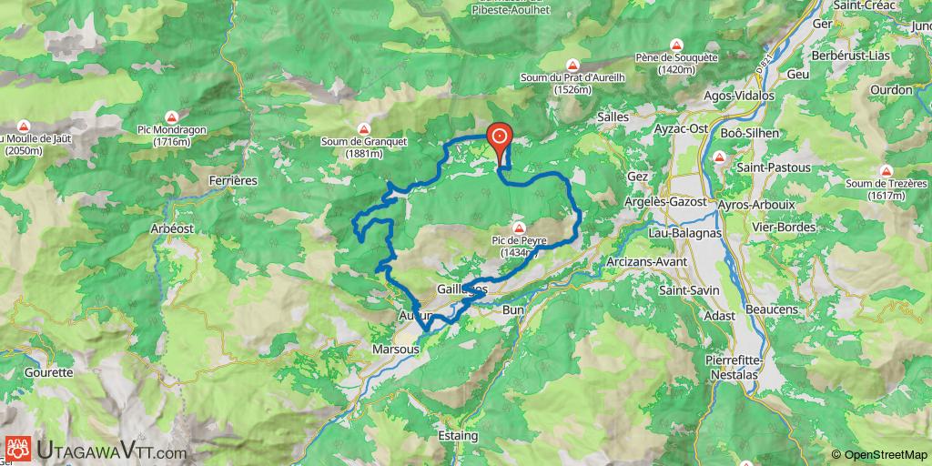Tour du Soum de la Pène par le fond du Bergons