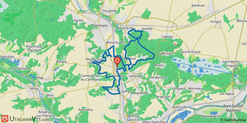 Randonnée XC : Rantigny - Bailleval - Neuilly-sous-Clermont