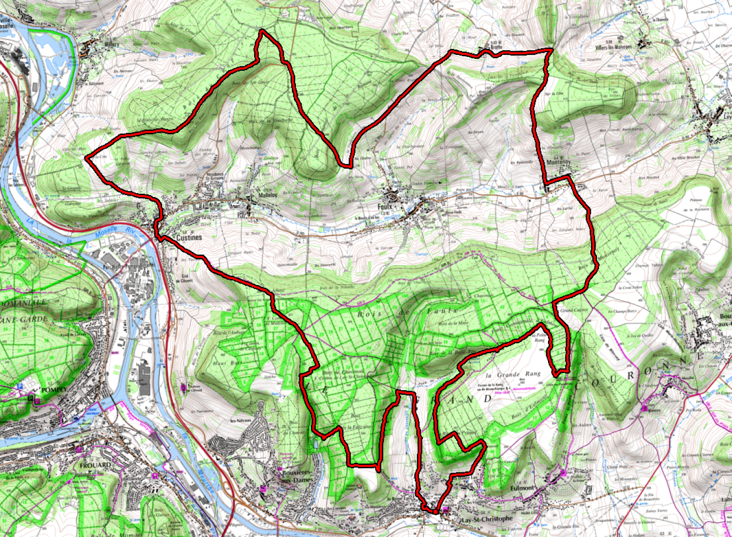 Boucle dans la vallée de la Mauchère