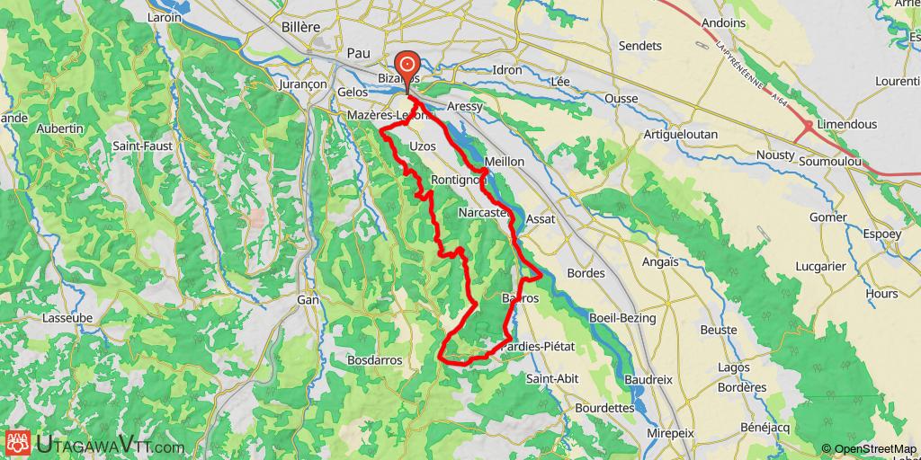 Notre Dame de Piétat par les coteaux et les bords du Gave