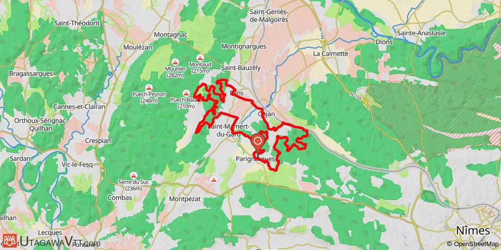 Parignargues : Randonnée des 3 Moulins 2008 - 40 km