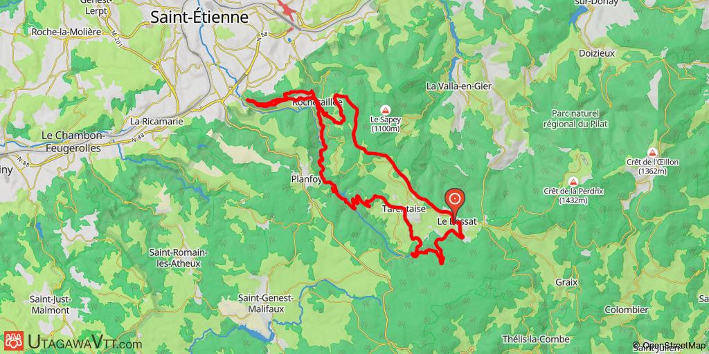 Le Bessat -Saint-Etienne - Version courte