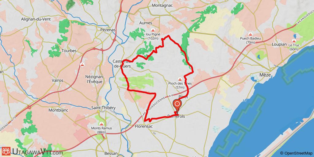 VTT-FFC Hérault (CAHM) - Parcours N° 17