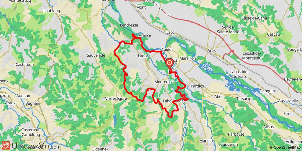 Autour de Mourenx, route et chemin