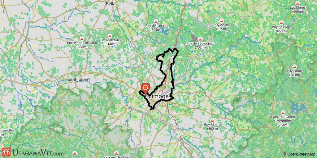 Circuit Limoges - Bonnac