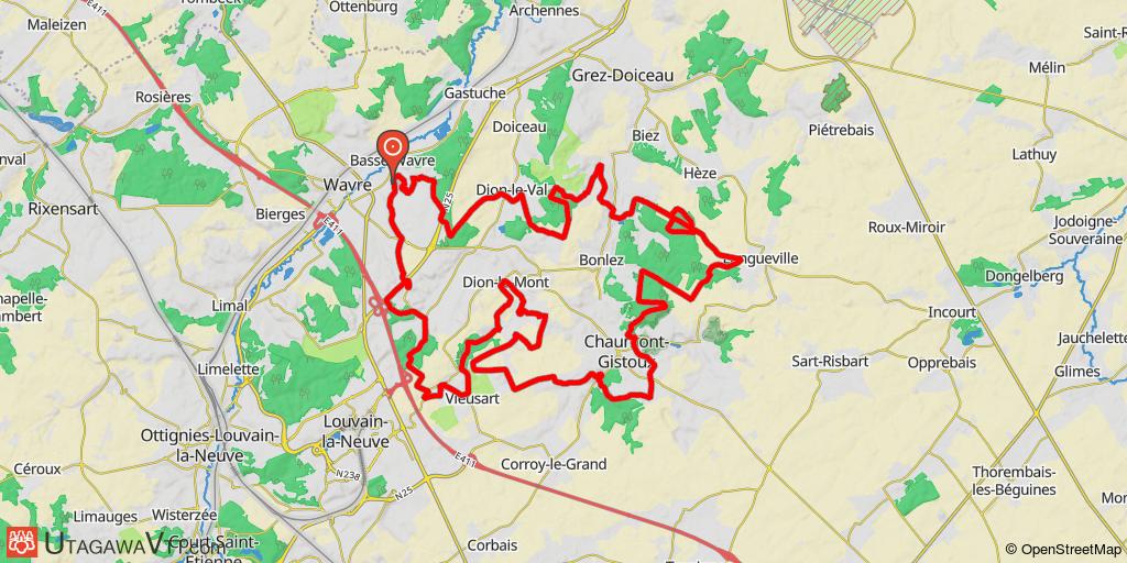 Rando de Wavre 2019 - 45 km