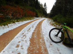 Piste enneigée