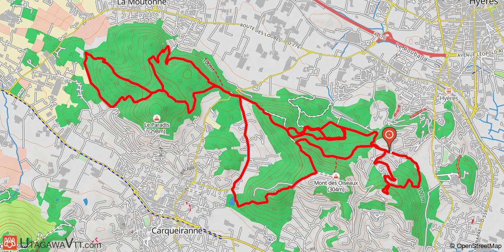 Enduro entre Hyères et Carqueiranne