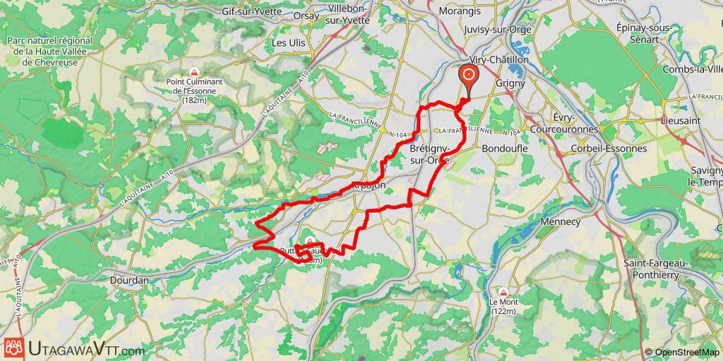 Sainte-Geneviève-des-Bois - Saint-Chéron - Saint-Sulpice