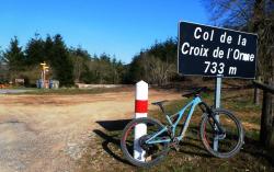 Col de la Croix de l'Orme à 733 m, hors circuit, 50 m aller-retour