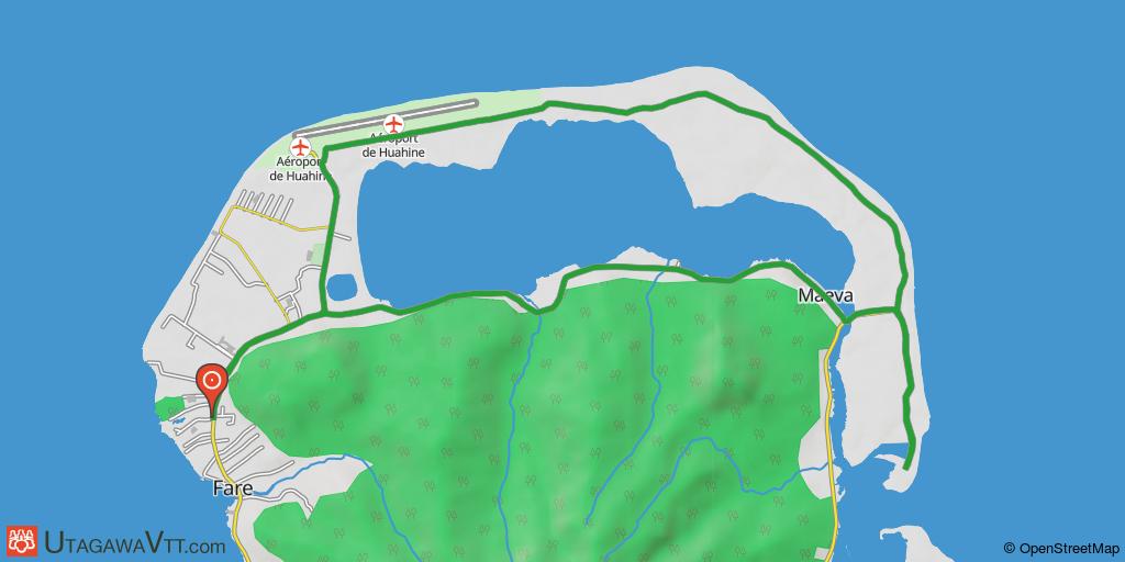 Au nord de Huahine