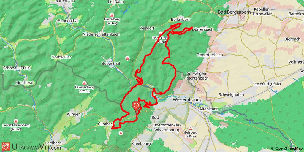 Rando de Wissembourg - Col du Pigeonnier - 42 km