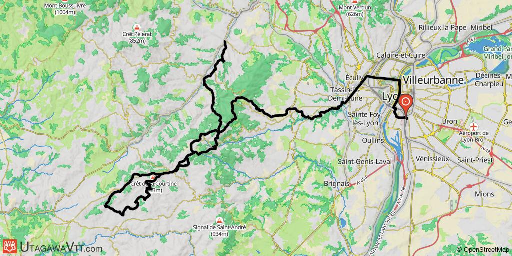 Long raid entre Lyon et Sain-Bel