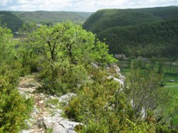 Descente sur Crégols