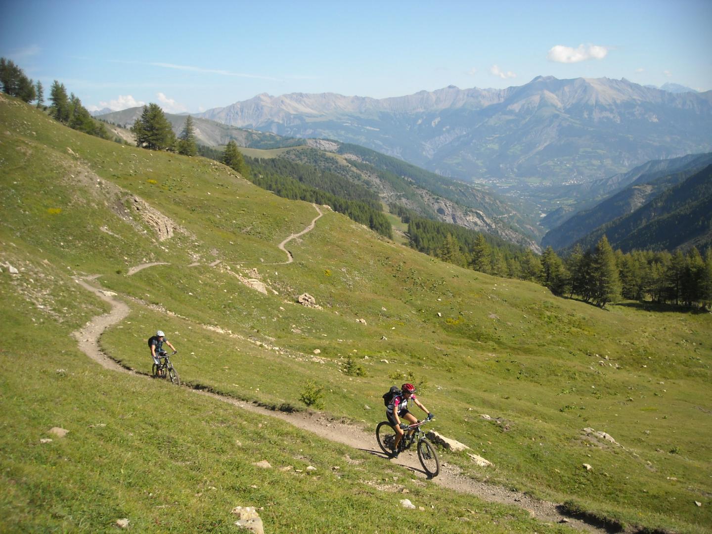 Du col d'Allos, la Foux et la Preinier