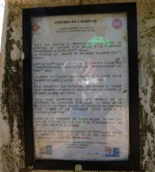 Info visite du château de l'Aubépin