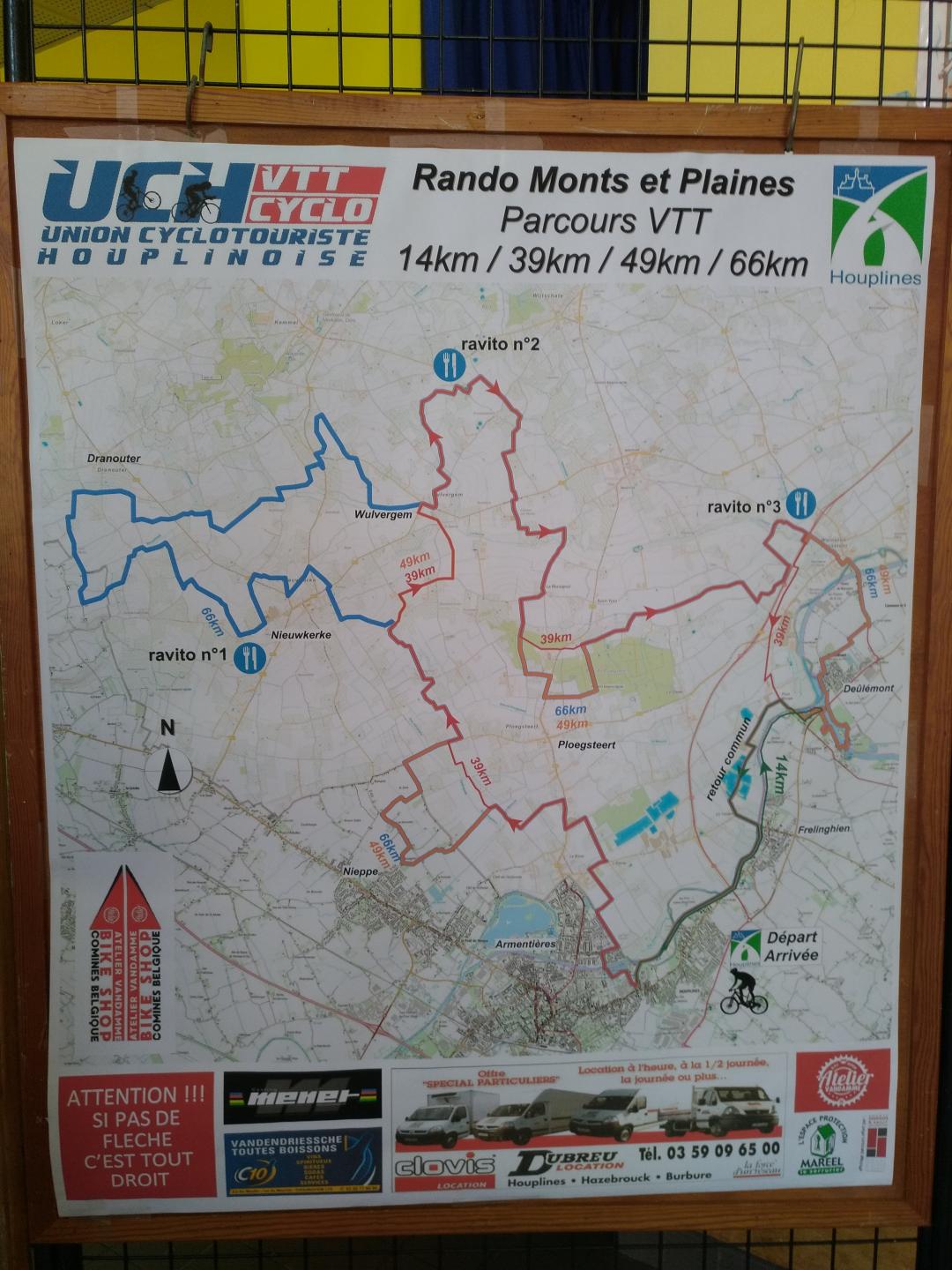 Brevet d'Houplines 2019 - 80 km
