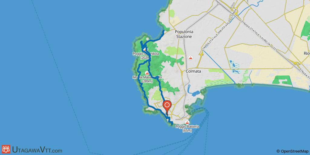 Toscane le Promontario di Piombino Via dei cavalleggeri