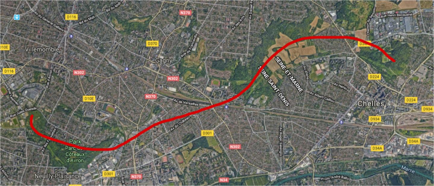 Neuilly-Plaisance - Montfermeil par les chemins