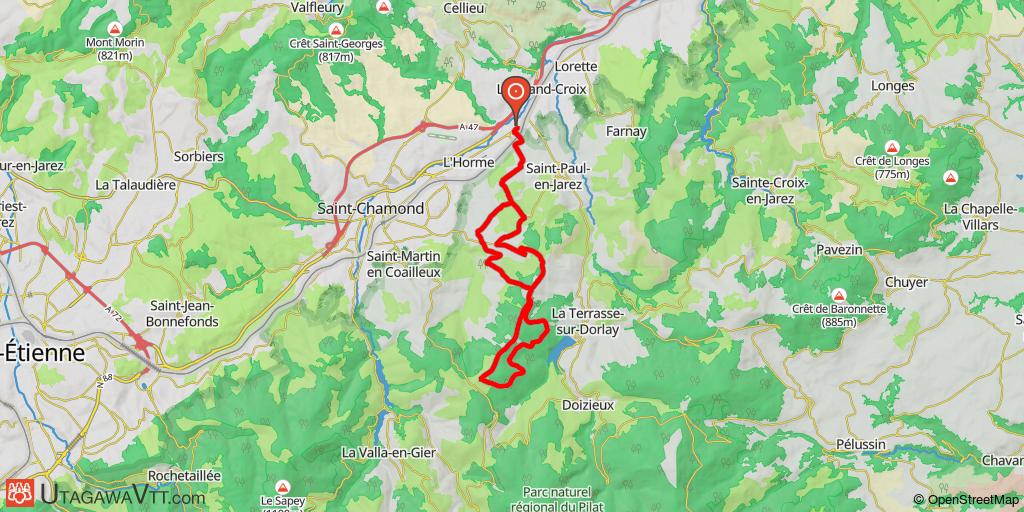 Tour du Crêt Montchaud depuis La Grand Croix