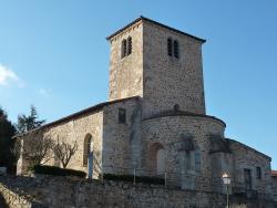 l'église XI et XII siècle du vieux bourg de Cherier (810 m)