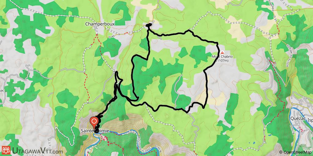 Causse de Sauveterre depuis Sainte-Enimie
