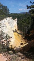 Dans la descente de la Crois de Christol