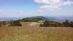 Vue sur les monts sommet du Mourre Nègre