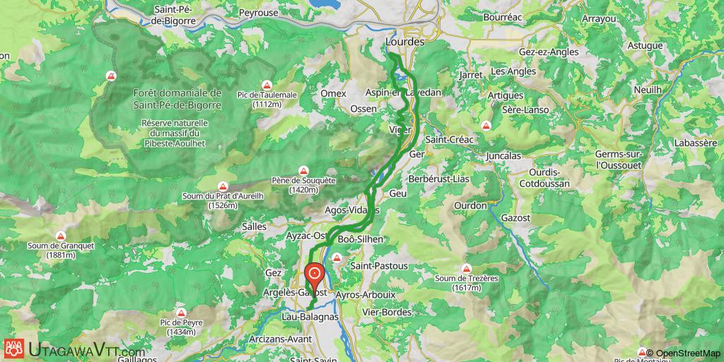 Argelès-Gazost - Lourdes.