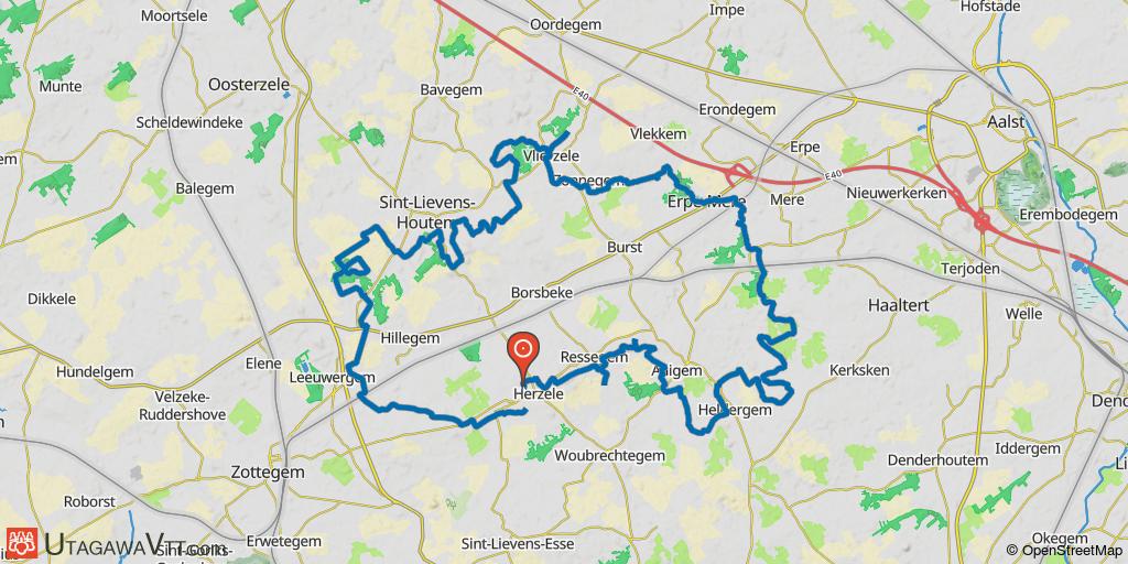 Herzele - Erpe-Mere - Wierzele - Oombergen - Herzele