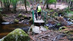Cascade de la Pisserote, passerelle sur le Barbenan