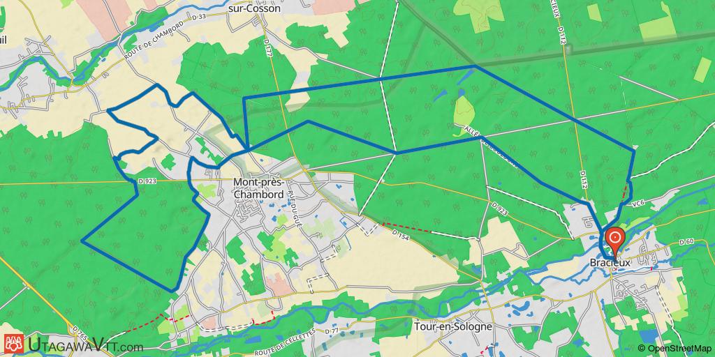 Bracieux - Forêt de Boulogne - Forêt de Russy