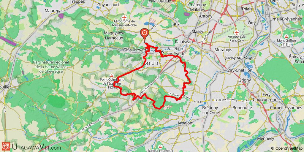 Tour Paris-Saclay 2019 - 55 km