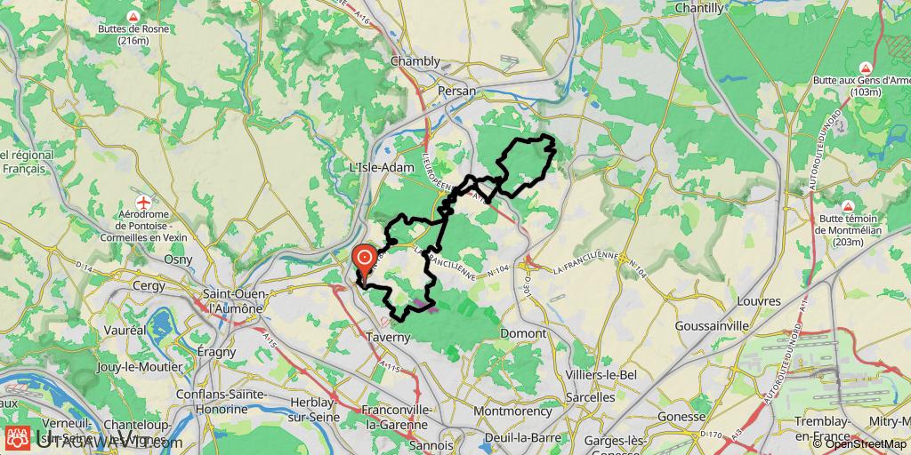 Randonnée du Club de Frépillon 2008 - 50 km