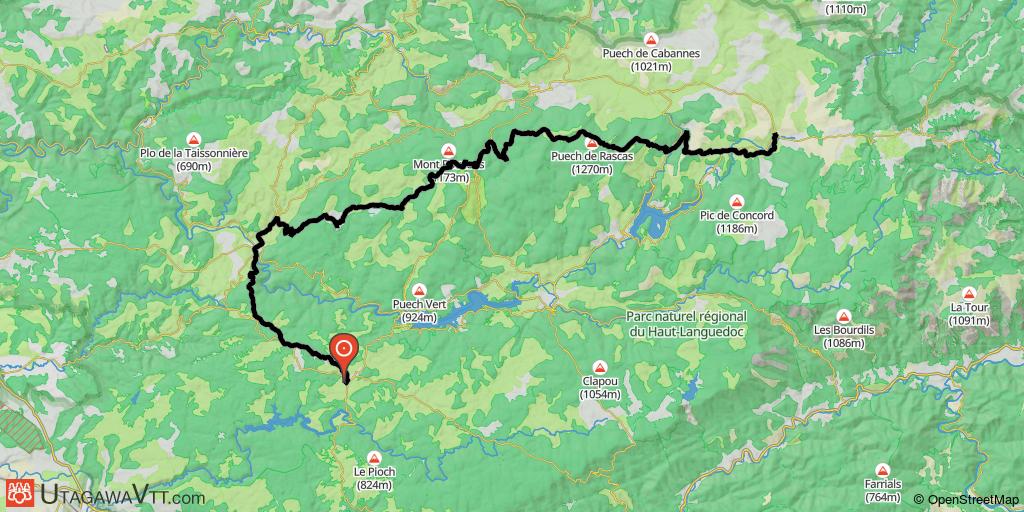 Tour du Haut Languedoc - Etape 5/6 : Anglès - Murat-sur-Vèbre