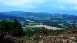 Final, vue plongeante sur Saint Just en Chevalet