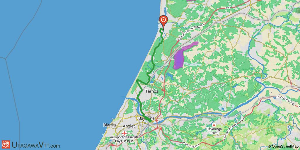 Vélodyssée Capbreton - Bayonne