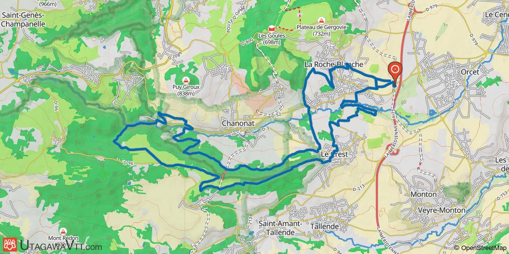 Autour de Gergovie entre Limagne et Dômes